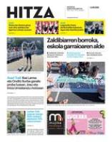 Goierriko Hitza - 2026ko irailak 15